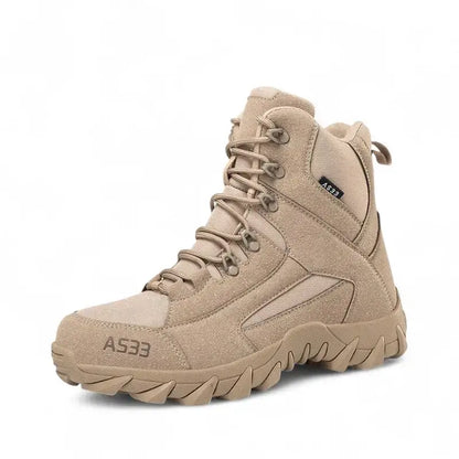 Chaussure homme grand froid à tige haute fourrée