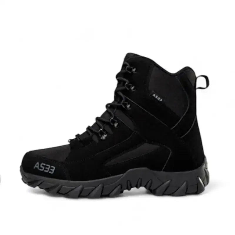 Chaussure homme grand froid à tige haute fourrée