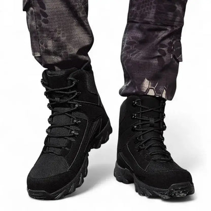 Chaussure homme grand froid à tige haute fourrée