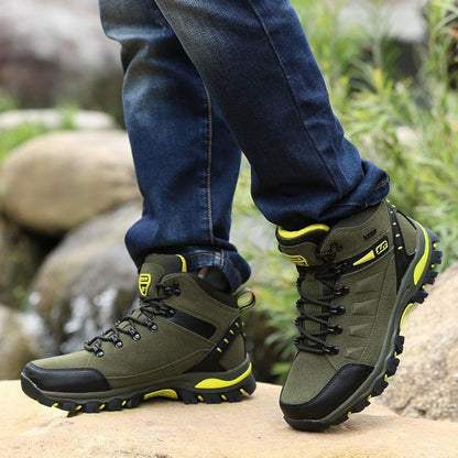 Chaussures de Randonnée Tout - Terrain pour Hommes - Imperméables, Respirantes & Antidérapantes - Rondor