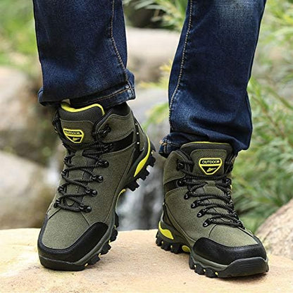 Chaussures de Randonnée Tout - Terrain pour Hommes - Imperméables, Respirantes & Antidérapantes - Rondor