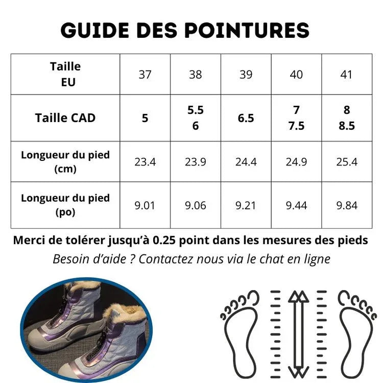 Chaussures Élisa™ : Chaudes, Imperméables et Rembourrées - Rondor