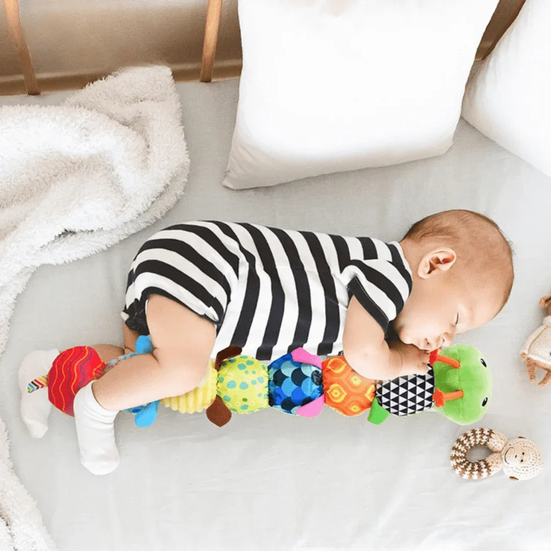 Chenille Musicale pour Enfants – Peluche Interactive pour le Développement Sensoriel et Moteur - Rondor