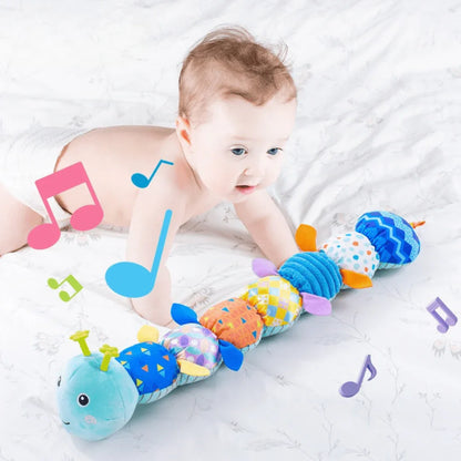 Chenille Musicale pour Enfants – Peluche Interactive pour le Développement Sensoriel et Moteur - Rondor