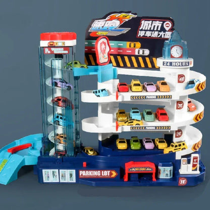Circuit de Course Puzzle Aventure – Tapis de Jeu de Voiture à Encastrer pour Enfants - Rondor