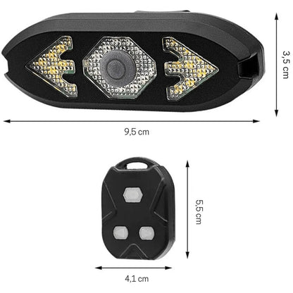 Clignotant Arrière Vélo Haute Visibilité – Rechargeable USB - Rondor