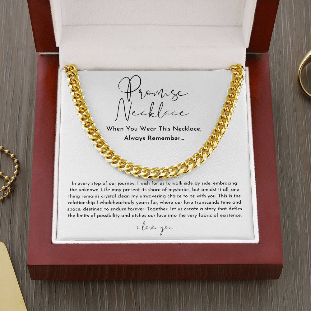 Collier Promesse Intemporelle – Cadeau Significatif pour un Être Cher - Rondor