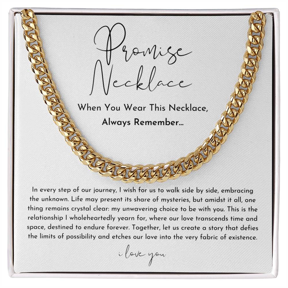 Collier Promesse Intemporelle – Cadeau Significatif pour un Être Cher - Rondor