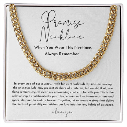 Collier Promesse Intemporelle – Cadeau Significatif pour un Être Cher - Rondor