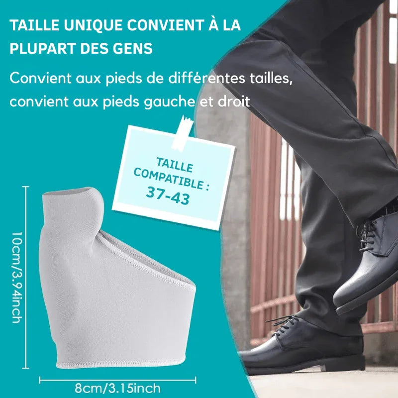 CompressCare - Correcteur d'hallux valgus pour adolescents | Sans douleur et discret - Rondor