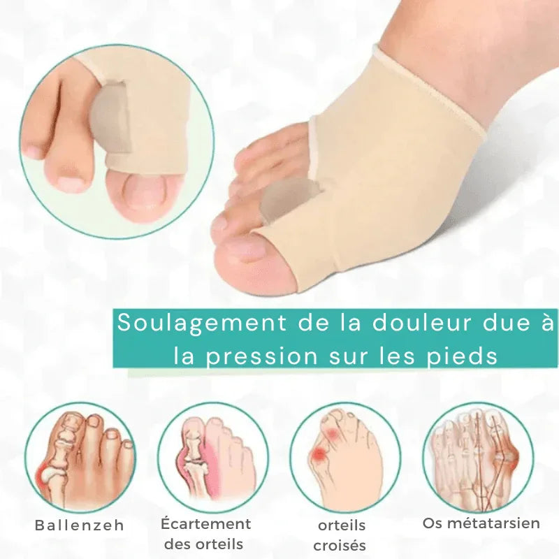 CompressCare - Correcteur d'hallux valgus pour adolescents | Sans douleur et discret - Rondor