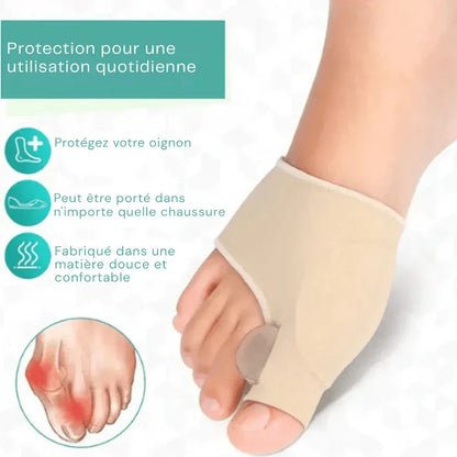 CompressCare - Correcteur d'hallux valgus pour adolescents | Sans douleur et discret - Rondor
