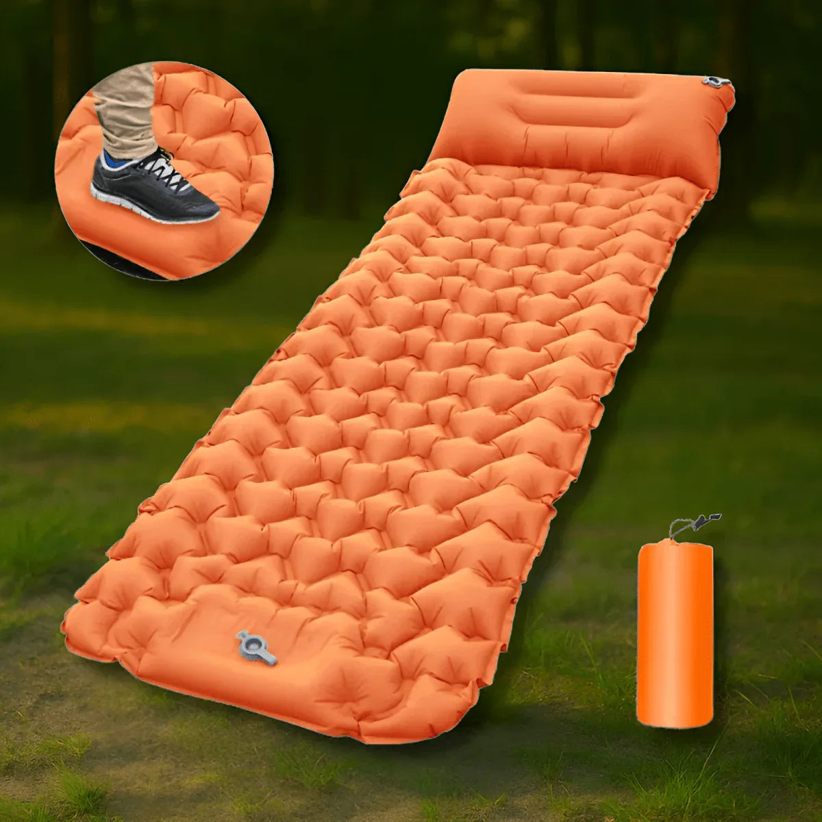 ConfortZen — Matelas gonflable léger, confortable et facile à gonfler - Rondor