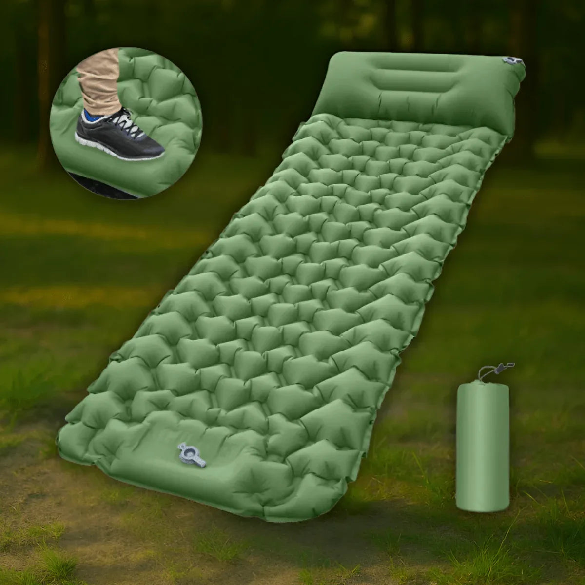 ConfortZen — Matelas gonflable léger, confortable et facile à gonfler - Rondor