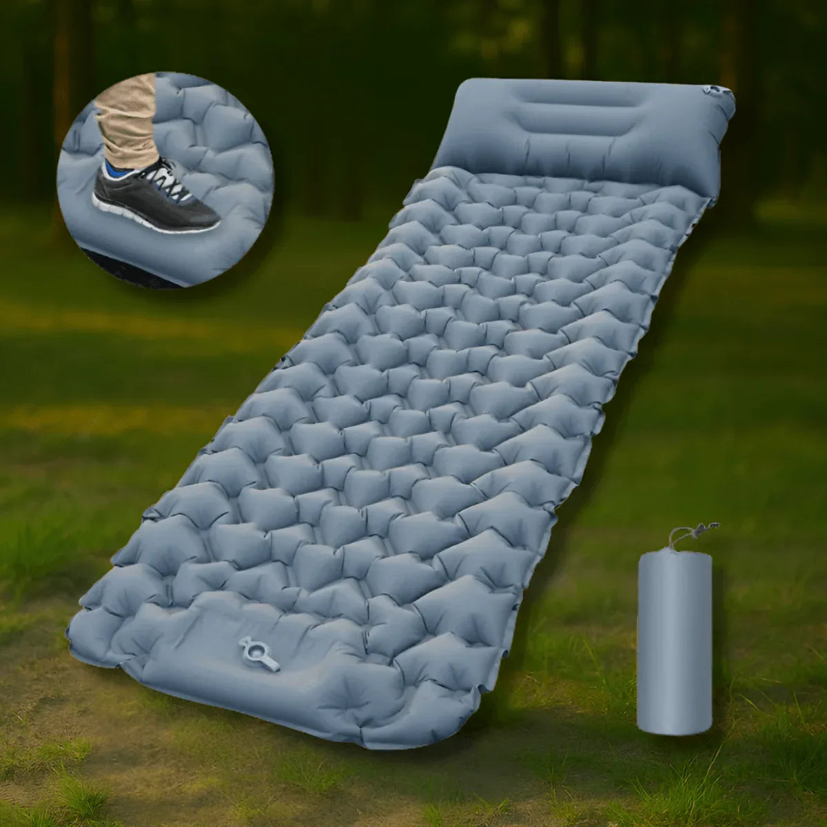 ConfortZen — Matelas gonflable léger, confortable et facile à gonfler - Rondor