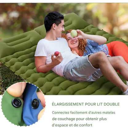 ConfortZen — Matelas gonflable léger, confortable et facile à gonfler - Rondor