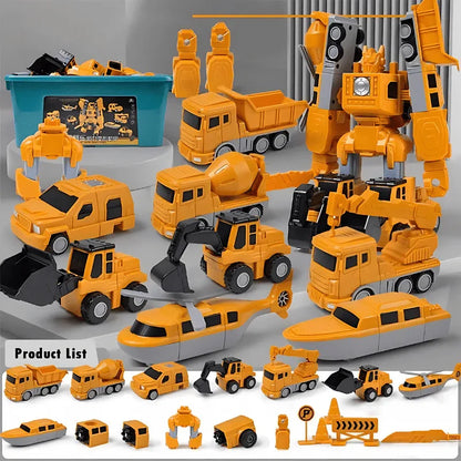 Constructo – Jeu de Construction Modulaire 26 Pièces | Robot + Véhicules | RONDOR - Rondor