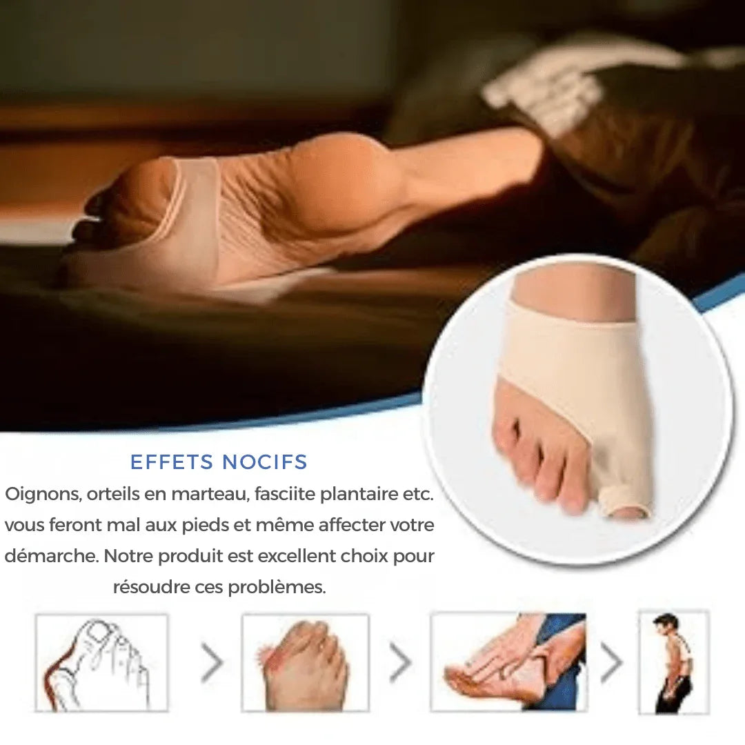 Correcteur orthopédique pour Hallux Valgus (Oignon) - Rondor