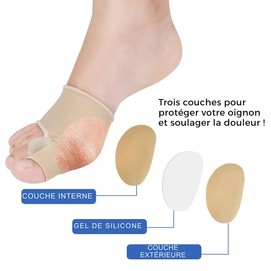 Correcteur orthopédique pour Hallux Valgus (Oignon) - Rondor