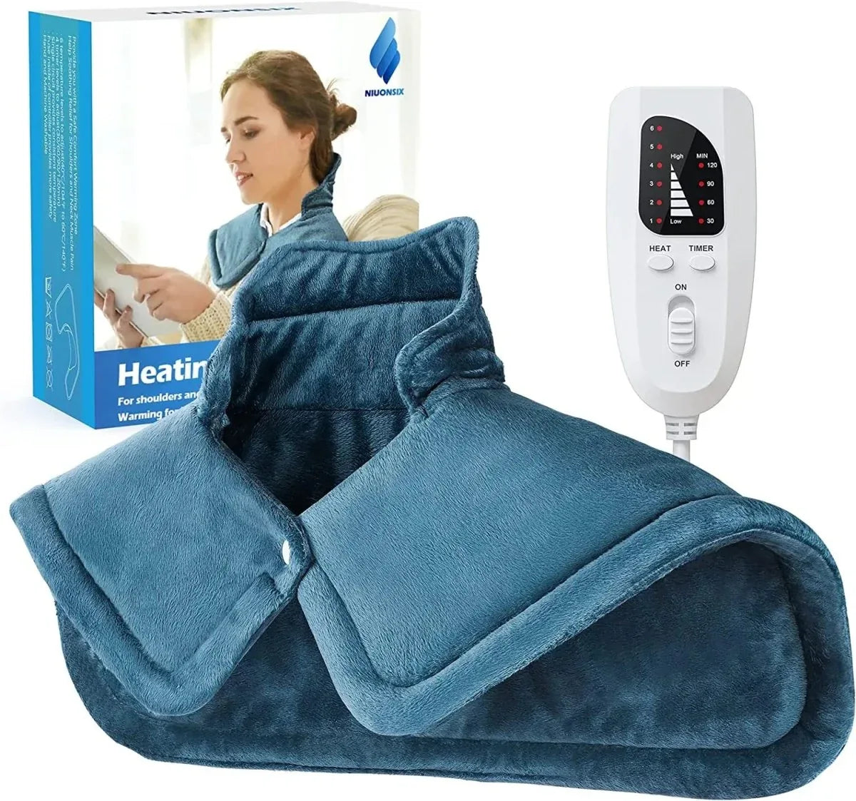 Coussin Chauffant Électrique ChaleurCocoon – Soulagement des Douleurs Chaleur Thérapeutique - Rondor