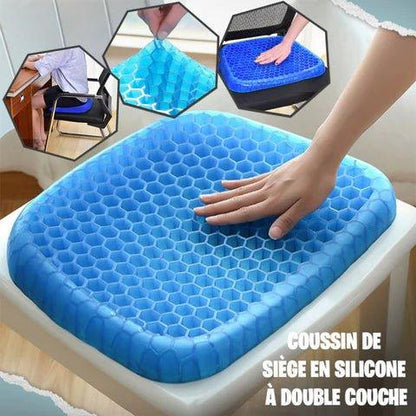 Coussin de siège respirant en accent d'abeille - Rondor