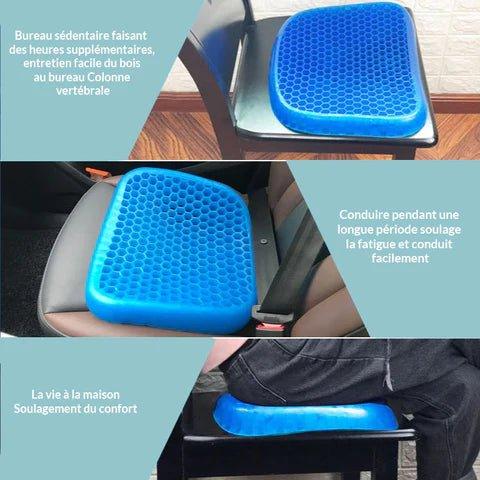 Coussin de siège respirant en accent d'abeille - Rondor