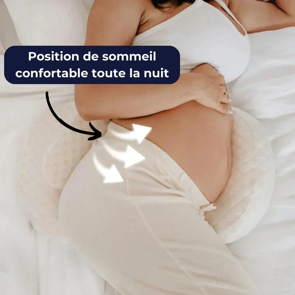Coussin Orthopédique de maternité - Le secret d'une grossesse sans douleur - Rondor