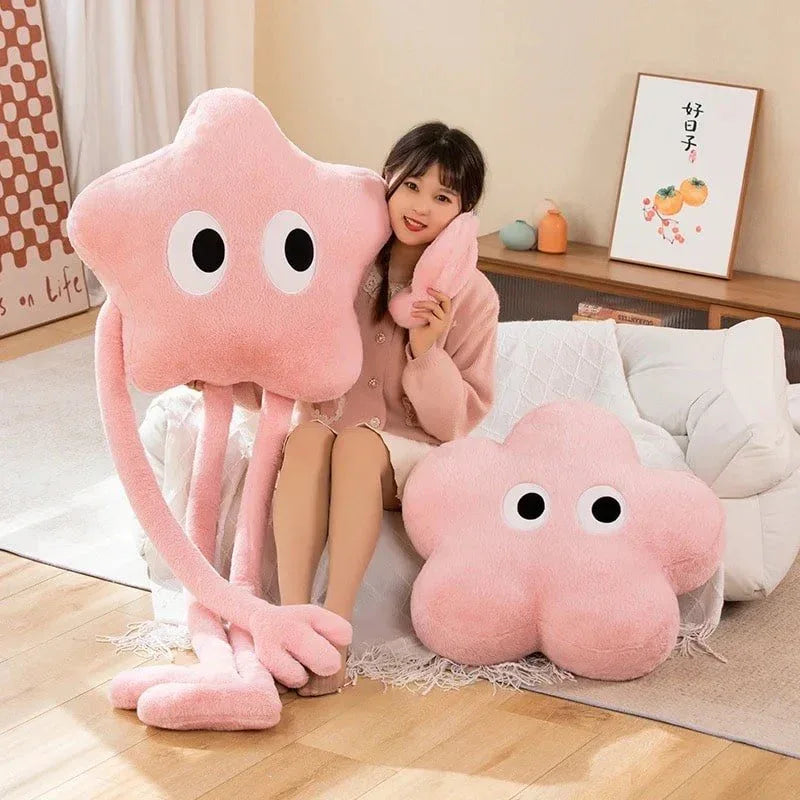 Coussin Peluche Géant en Forme d’Étoile – Confort Décoratif Doux - Rondor