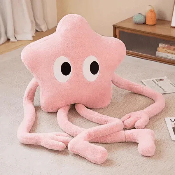 Coussin Peluche Géant en Forme d’Étoile – Confort Décoratif Doux - Rondor