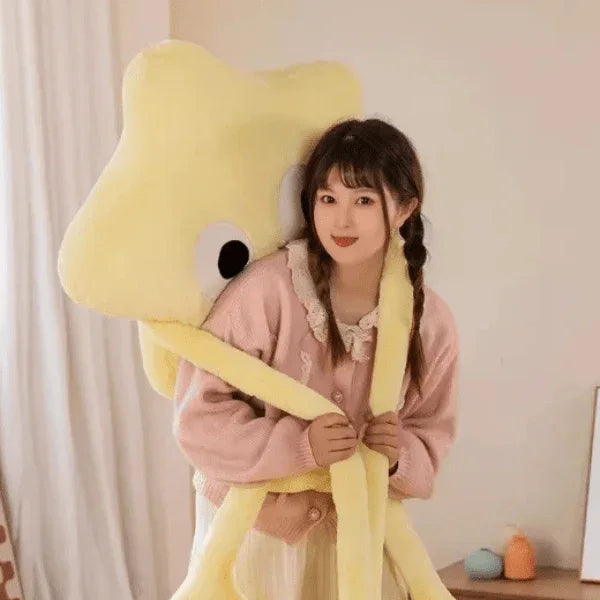 Coussin Peluche Géant en Forme d’Étoile – Confort Décoratif Doux - Rondor