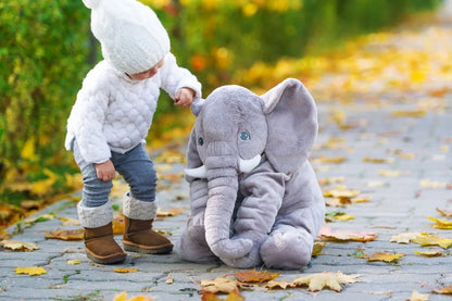 Coussin Peluche PlushElephant™ – Confort Douillet & Compagnon de Sieste pour Enfants | RONDOR - Rondor