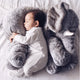 Coussin Peluche PlushElephant™ – Confort Douillet & Compagnon de Sieste pour Enfants | RONDOR