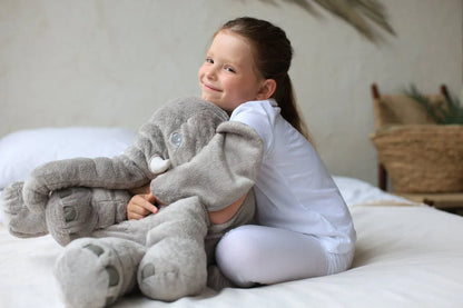 Coussin Peluche PlushElephant™ – Confort Douillet & Compagnon de Sieste pour Enfants | RONDOR - Rondor