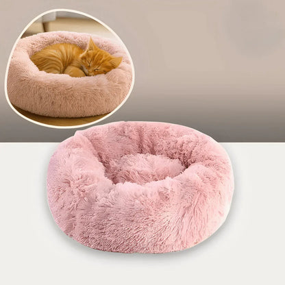 Coussin pour Chien et Chat - En forme Donut Rond, Apaisant, Déhoussable et Lavable | JuJuDonutDelight™ - Rondor
