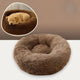 Coussin pour Chien et Chat - En forme Donut Rond, Apaisant, Déhoussable et Lavable | JuJuDonutDelight™