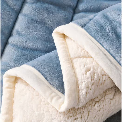 ChaleurDouce - Couverture en Fleece Coral pour l'Automne et l'Hiver