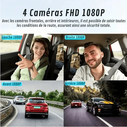 Dashcam Voiture 360°| DashGard Pro CX360 | Surveillance Totale® | RONDOR - Rondor