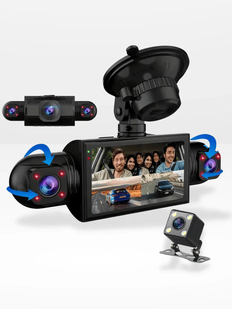 Dashcam Voiture 360°| DashGard Pro CX360 | Surveillance Totale® | RONDOR - Rondor