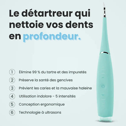 DENTIFRESH Détartreur Dentaire à Ultrasons - Sans douleur et sans danger | RONDOR - Rondor