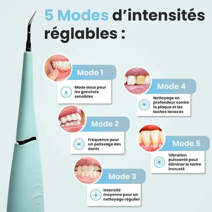 DENTIFRESH Détartreur Dentaire à Ultrasons - Sans douleur et sans danger | RONDOR - Rondor