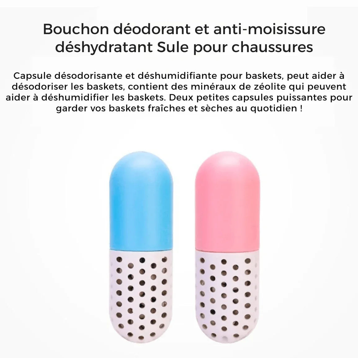 Désodorisants pour chaussures et absorbeur d'humidité (ensemble de 2) - Rondor