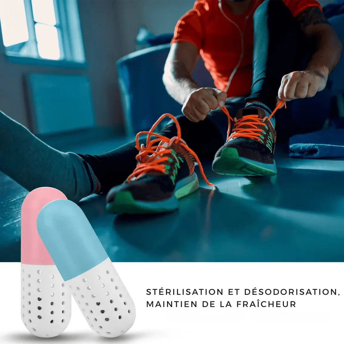 Désodorisants pour chaussures et absorbeur d'humidité (ensemble de 2) - Rondor