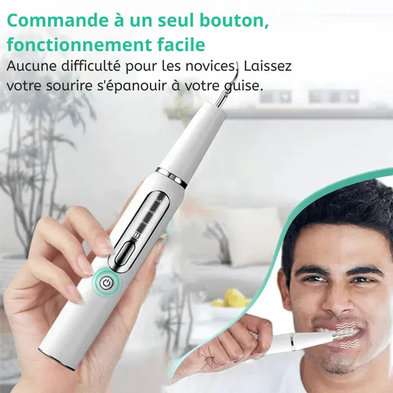 Détartreur dentaire à ultrasons USB – nettoyage des dents à domicile - Rondor