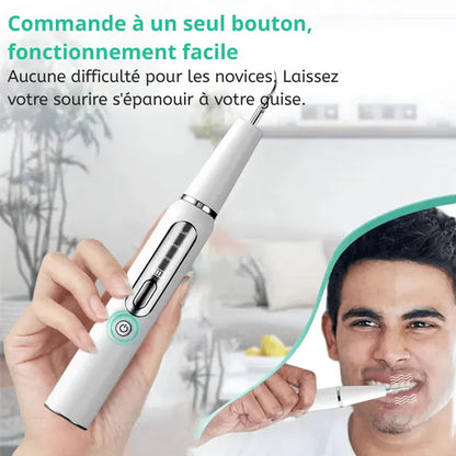 Détartreur dentaire à ultrasons USB – nettoyage des dents à domicile - Rondor