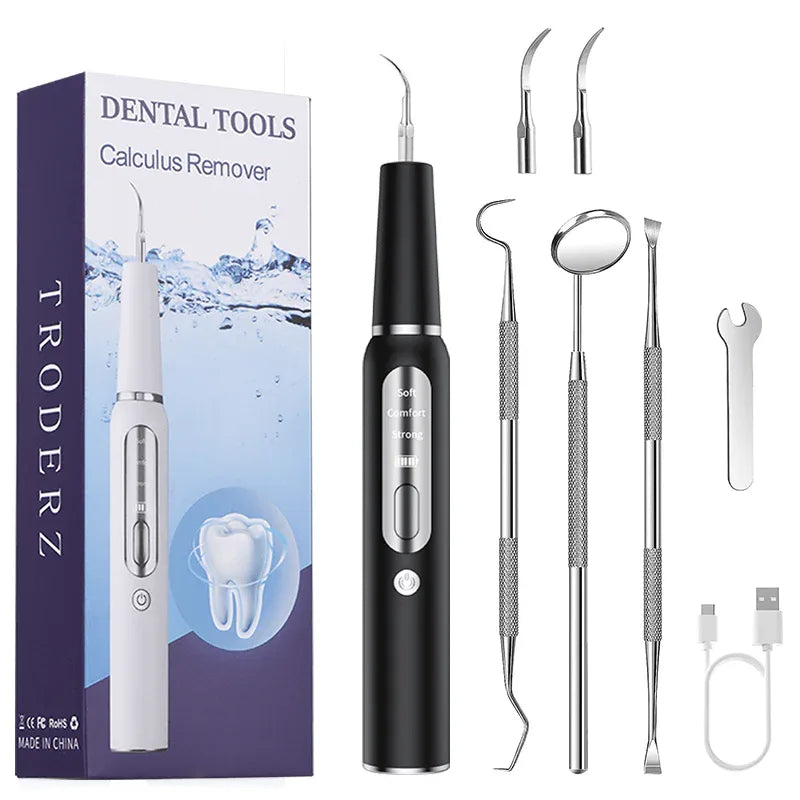 Détartreur dentaire à ultrasons USB – nettoyage des dents à domicile - Rondor