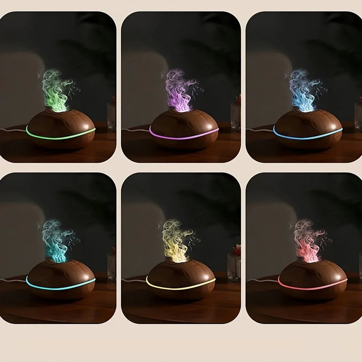 Diffux™ - Diffuseur d’Arômes – Ultrasonique, LED, Humidificateur 200ml | RONDOR - Rondor