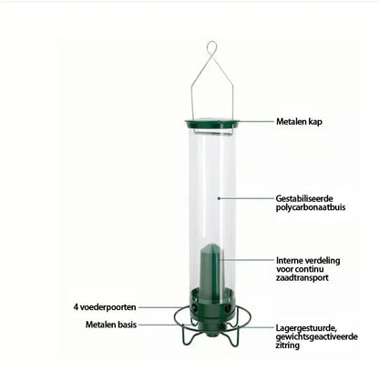 Distributeur de Graines Antiecureuil - Résistant et Durable - Rondor