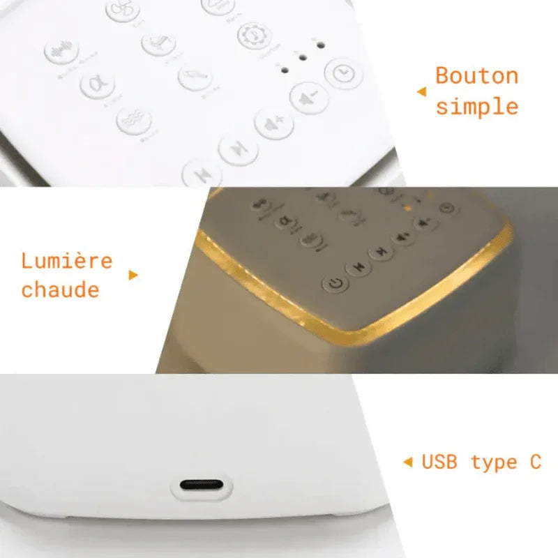 DREAMWAVE – Machine à bruit blanc relaxant pour un meilleur sommeil - Rondor