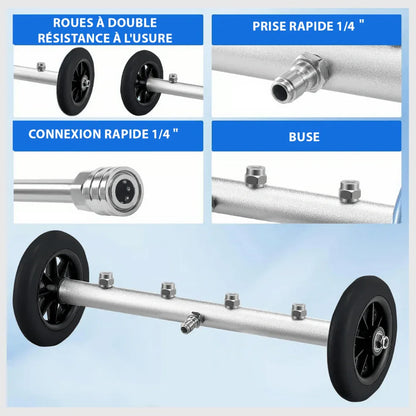 DualClean™ – Accessoire Professionnel pour Nettoyeur Haute Pression (4000 PSI) - Rondor