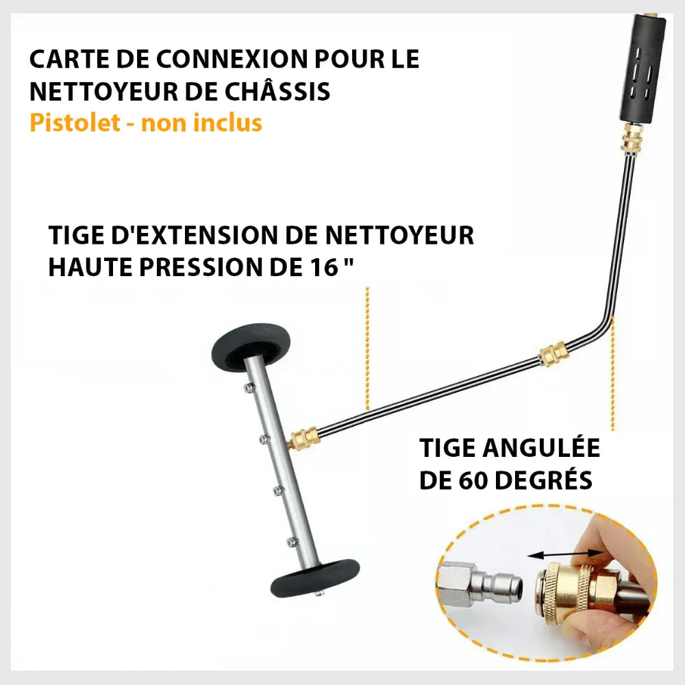 DualClean™ – Accessoire Professionnel pour Nettoyeur Haute Pression (4000 PSI) - Rondor